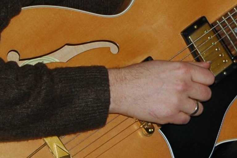 Guitar close up photo